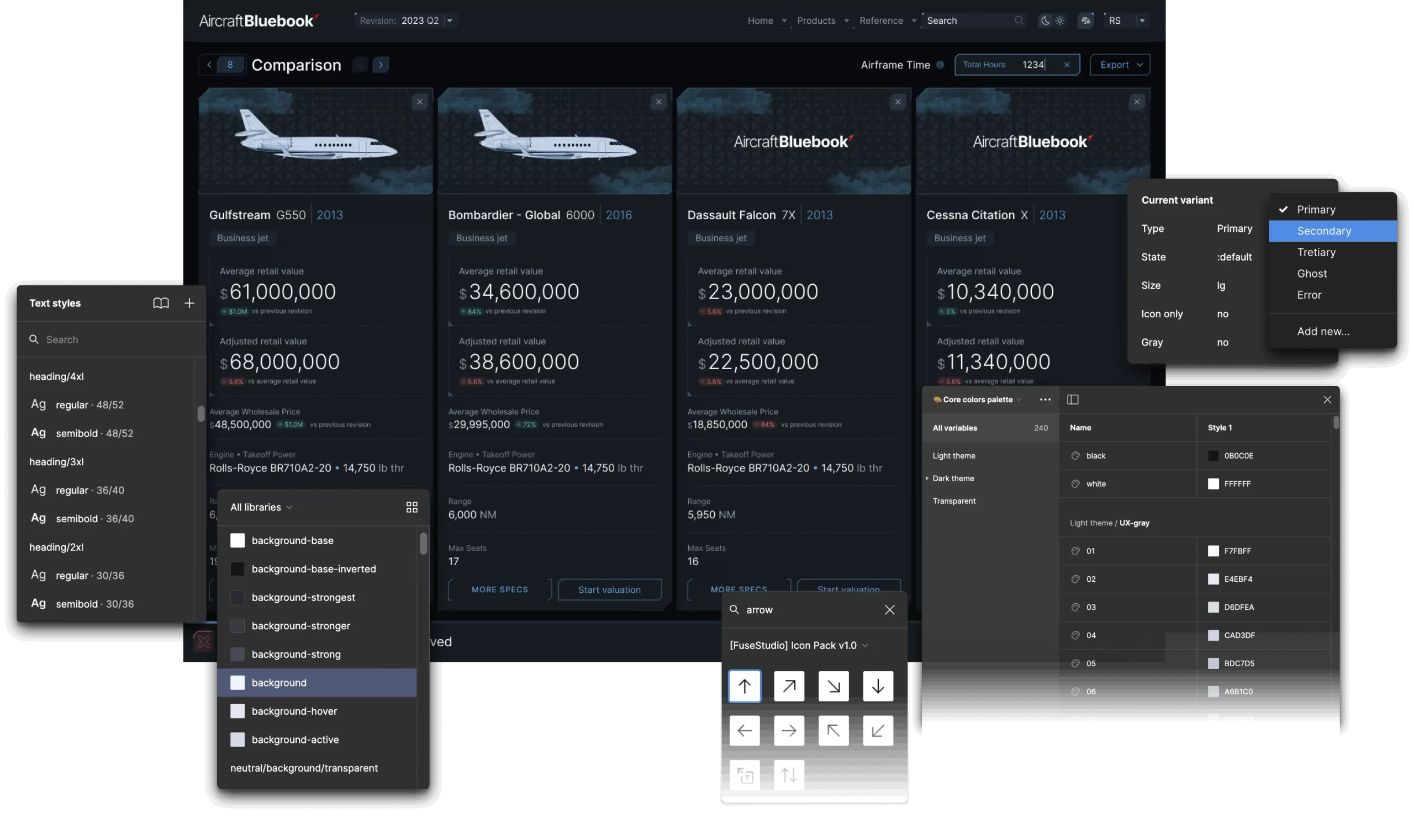 Driving Cost-Effective Product with a Design System Crunchyroll UI with examples of DS Components